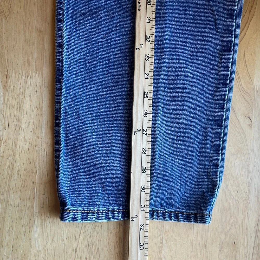 Y2K Levis 550 Relaxed Fit 40x32 100% Cotton Medium Wash Denim Blue Jeans Zip Fly